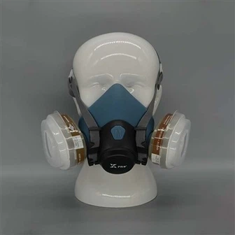 通気性ハーフフェイスピースの呼吸器